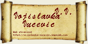Vojislavka Vučević vizit kartica